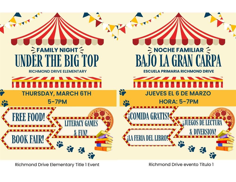 Title 1 Event Under the Big Top